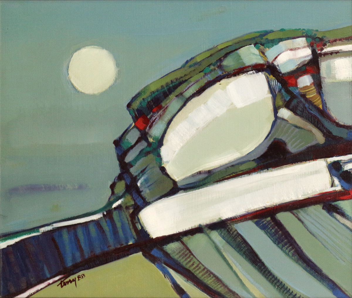 <br><b>Abstract with Moon</b>